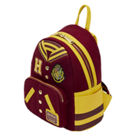 Harry Potter Hogwarts Crest Varsity Jacket Mini Backpack - Picture 5 of 9